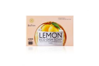 BioTrim Экологичное мыло для мытья посуды Лимон, 125 г