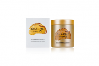 Маска-шампунь цеолитовая для восстановления и роста волос SHARME MINERALS, 162 г